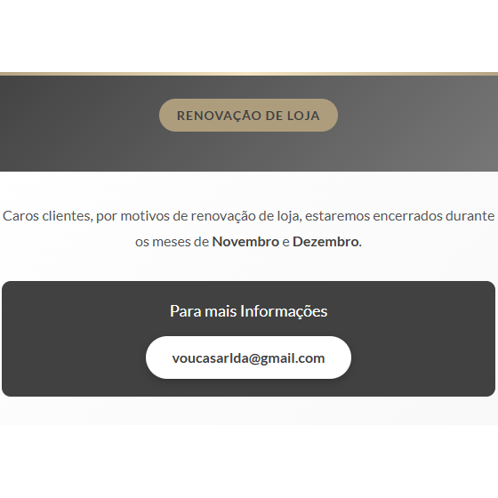 Renovação de Loja